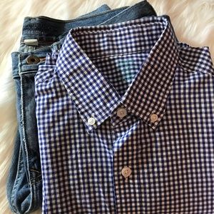 🍁 Sale 2x$20 J. Crew Men's Small Long Sleeve Shirt Light Weight